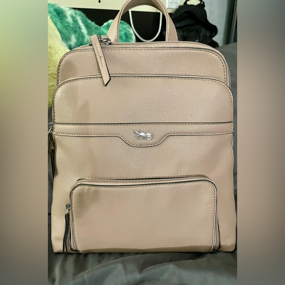 Cute khaki backpack